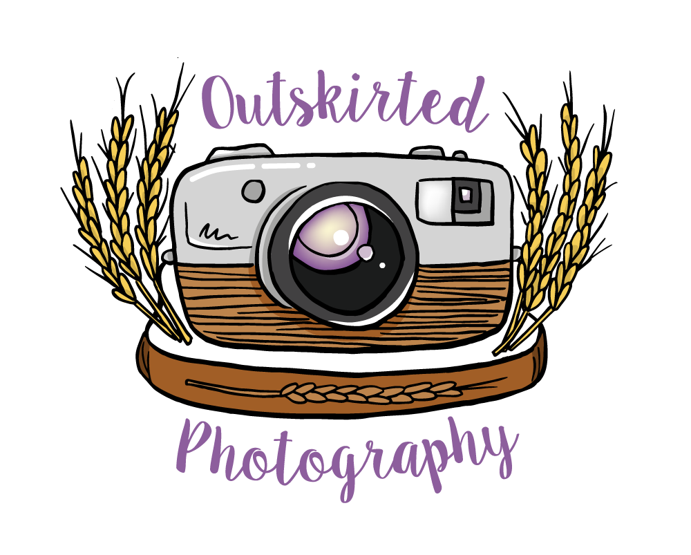 Outskirted Photography Logo. Megan Crocombe Illustration